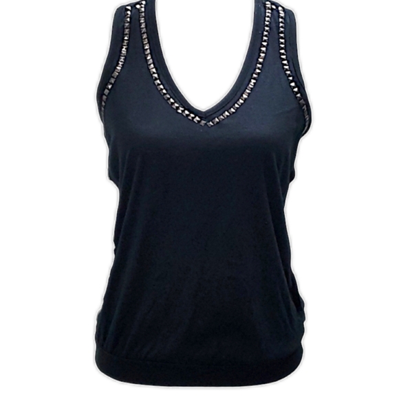 Hot topic black lace cutout tank top - Picture 2 of 10